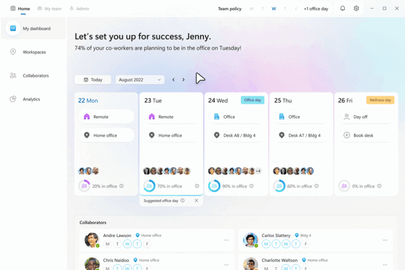 Microsoft Intelligent Booking